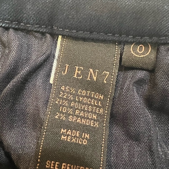 7 for all Mankind Slim Straight Leg Jeans Enhance Me Sculpting Jen7 Size 0 NEW - Picture 9 of 14